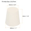 sourcing map Rubber Tapered Plug 22mm to 28mm Solid Test