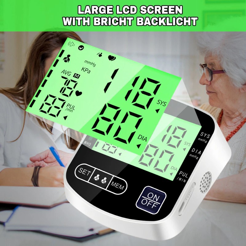SOFIA Digital Extra Large Backlit Display Automatic Upper Arm Blood