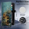 KUJKBFWJ Garden Book Aesthetic Vegan Leather Checkbook Cover - Slim