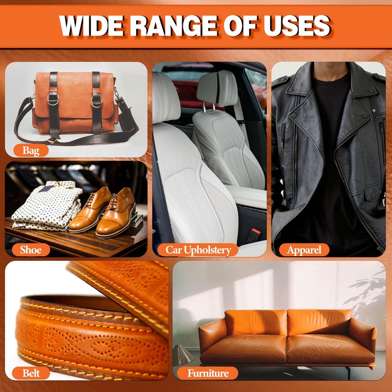 Leather Glue 60ml - Extra Strong, Waterproof & Flexible Adhesive