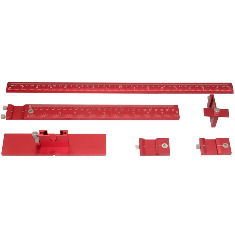 Joywayus Aluminum Alloy Cabinet Hardware Jig Drill Punch Locator Guide
