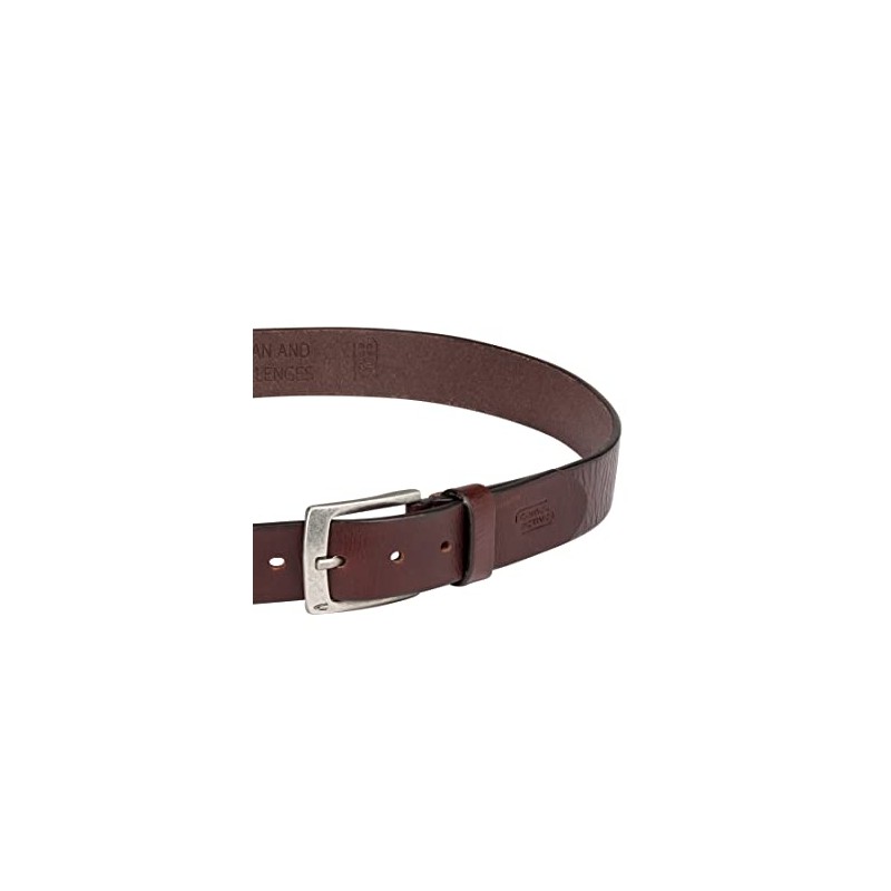 camel active Men's Leather Belt, dark brown