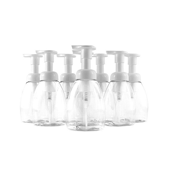 Foaming Soap Dispensers 8.5oz / 250ml Capacity (8 pack); Oval