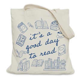 LUERHUI Book Lovers Gifts Tote Bag for Women, Bookish Gifts Tote Bag for Readers Librarian