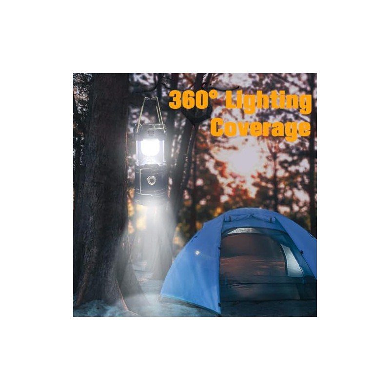 XTAUTO Portable LED Camping Lantern - Lightweight & Waterproof