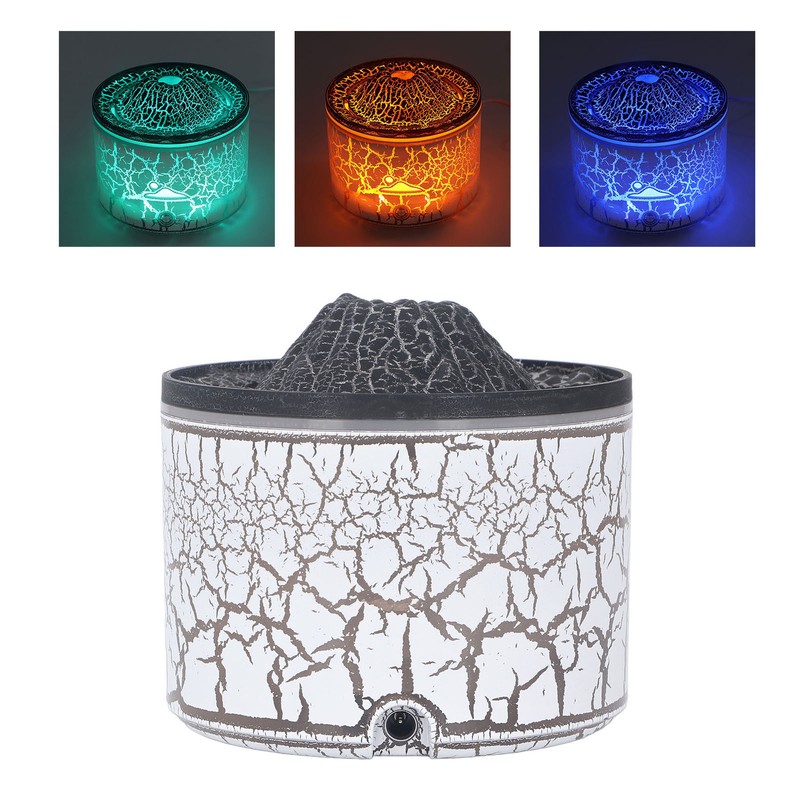Volcano Essential Oil Diffuser 230ml Fine Mist Volcano Flame Aroma