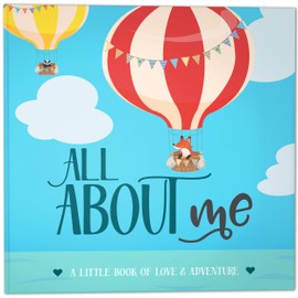 RubyRoo Baby Memory Book - Baby Milestone Keepsake Journal - First 5 Years Photo Album Scrapbook for Baby Boy or Girl - Pregnancy Gift for Baby Shower, Gender Neutral Record Book Newborn - Adventure