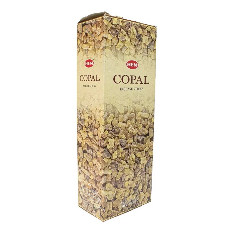 HEM Incienso Hexagonal Copal C/6 Tubos C/20 Varitas C/u