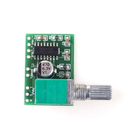 ANGEEK 5pcs Mini PAM8403 5V Power Audio Amplifier 3W+3W Volume Control/USB Power