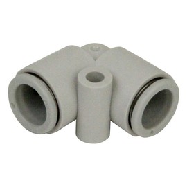 SK11 KQ2L10-00A One-Touch Pipe Fitting Elbow for 0.4 inch (10 mm) Hose