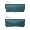 Prof Line Tochigi Leather, Japanese Glasses Case, Genuine Leather, Slim,