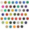 Anevios 50 Piece Colourful Dice Set Polyhedral Dice d20 with