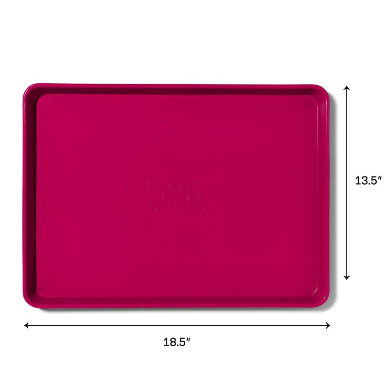 Great Jones Holy Sheet Pan (Raspberry) | Nonstick, Half-Sheet Pan