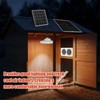 Grinsvalley 4 Set Solar Fan for Chicken Coop with Shed