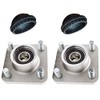 2PCS Golf Cart Front Wheel Hub Assembly for Yamaha G2/G8/G9/G14/G16/G19/G22/G29 Drive, Replace OEM#JG5-WF511-10-00,JG5-WF511-00