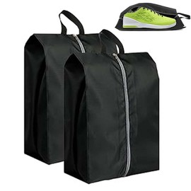 XURJUMI Pack of 2 Shoe Bags, Waterproof Shoe Bag Travel, Dirt-Resistant Shoe Bag Travel for Shoes, Holiday Shoebag Bag for Separating Shoes, Clothes, Travel Accessories