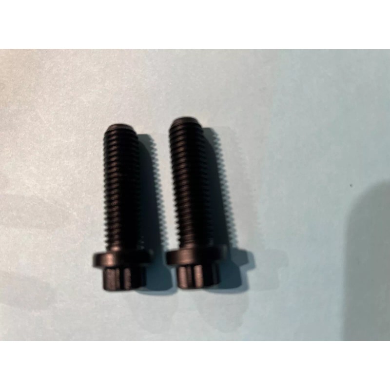 AFC BOLTS HARLEY DAVIDSON BLACK 12pt CALIPER MOUNTING BOLTS FOR