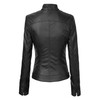 Lock and Love LL WJC747 Womens Dressy Vegan Leather Biker