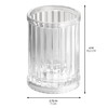 iDesign 13170 Alston Acrylic Tumbler for Bathroom Vanities - Clear