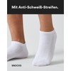 Snocks Premium Bamboo Trainer Socks for Men and Women, 6