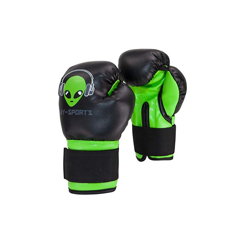 BAY® Discount Green Alien Kids Boxing Gloves (2 oz)