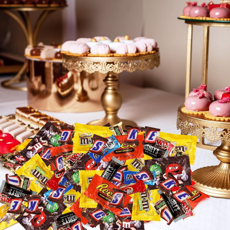 Assorted Chocolate Candy Mix - Individually Wrapped Milk, Dark, and