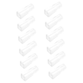 WOFASHPURET 12 Pcs Vertical Blind Wand Handles, Pvc Transparent Replacement Tips for Window Blinds, Easy Installation Curtain Accessories for Home Use