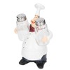 Chef Statue Salt Shakers Set Adorable Statue Vivid Details Resin