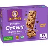 Annie's Organic Chewy Granola Bars, Chocolate Chip, Kids Snacks, Back