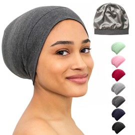 Bonnet Silk Bonnet for Sleeping Satin Bonnet Hair Bonnets Black Women Silk Sleep Cap Satin Hair Bonnet Sleeping Bonet Silk Bonnet for Curly Hair for Men Night Hair Wrap Head Cover Scarf Protect Braids
