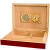 Crown Awards Holiday Rosewood Humidor Gift, Customize with Your Own