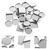 FOMIYES 3sets Makeup Palette Refill Empty Metal Pans for Eye