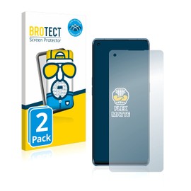 BROTECT Full Cover Protective Film Matt for Oppo Reno 6 Pro 5G (Snapdragon) (Pack of 2) - Full Screen Screen Protector Film, 3D Curved, Anti-Reflection