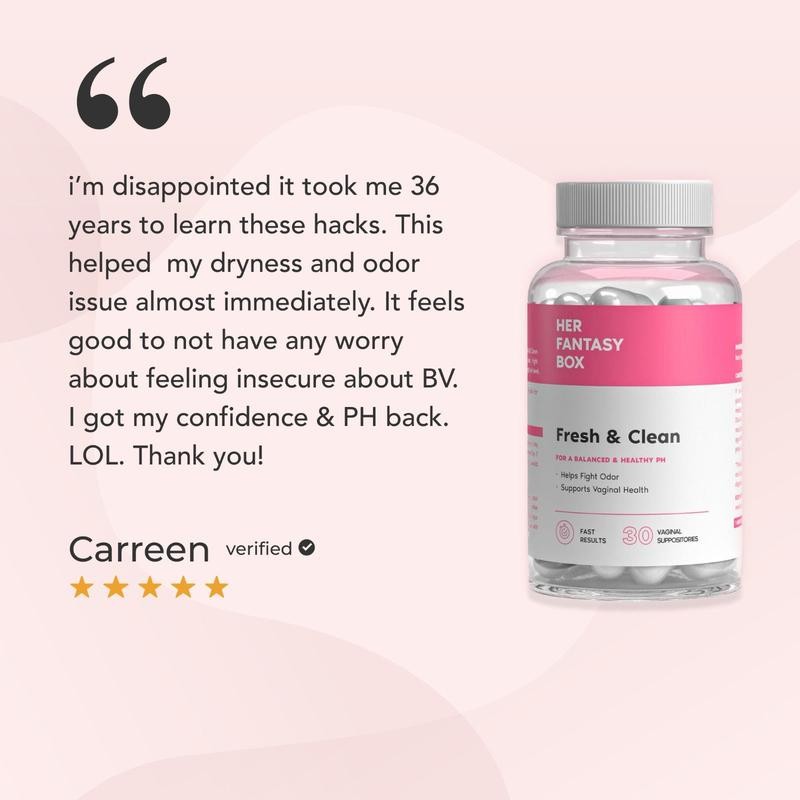 Her Fantasy Box - Boric Acid pH Balancing Vaginal Suppository