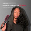 TYMO Hair Straightener Brush - Upgraded Ionic Compact Straightening Brush