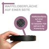 120 x 20 mm Rubber Pad with Waffle Surface for