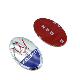 Mioteila fit Maserati Hood Emblem Front Engine Cover Emblem Hood Mark Badge for Maserati Series Accessories (Mase-Hood-Blue)