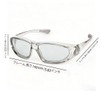 MALYHO Protective Glasses, Work Glasses, Scratch Resistant, Anti-Fog, UV Protection,