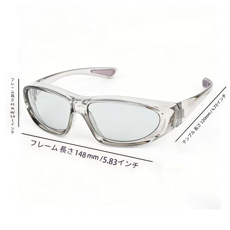 MALYHO Protective Glasses, Work Glasses, Scratch Resistant, Anti-Fog, UV Protection,