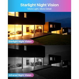 ZOSI C289 Plug-in Wireless Human Tracking PT Camera Outdoor, Color Night Vision, 5X Digital Zoom, AI Human Vehicle Detection and Siren Alarm, Pan/Tilt 1080p Wired Camera, Cloud & SD Card Storage