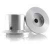 Hifi Lab Pot Aluminium 38X26X26 Audio Rotary Knob Solid Silver