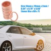 A ABSOPRO 16mm x 20mm x 2mm Copper Flat Washer