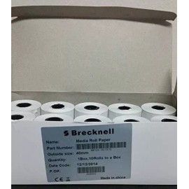 Salter Brecknell Brecknell Paper Roll for CP103 Receipt Printer, 1 Box/ 10 Rolls