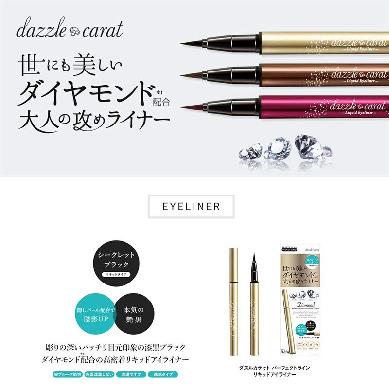 Dazzle Carat Dazzle Carat Perfection Line Liquid Eyeliner Burgundy
