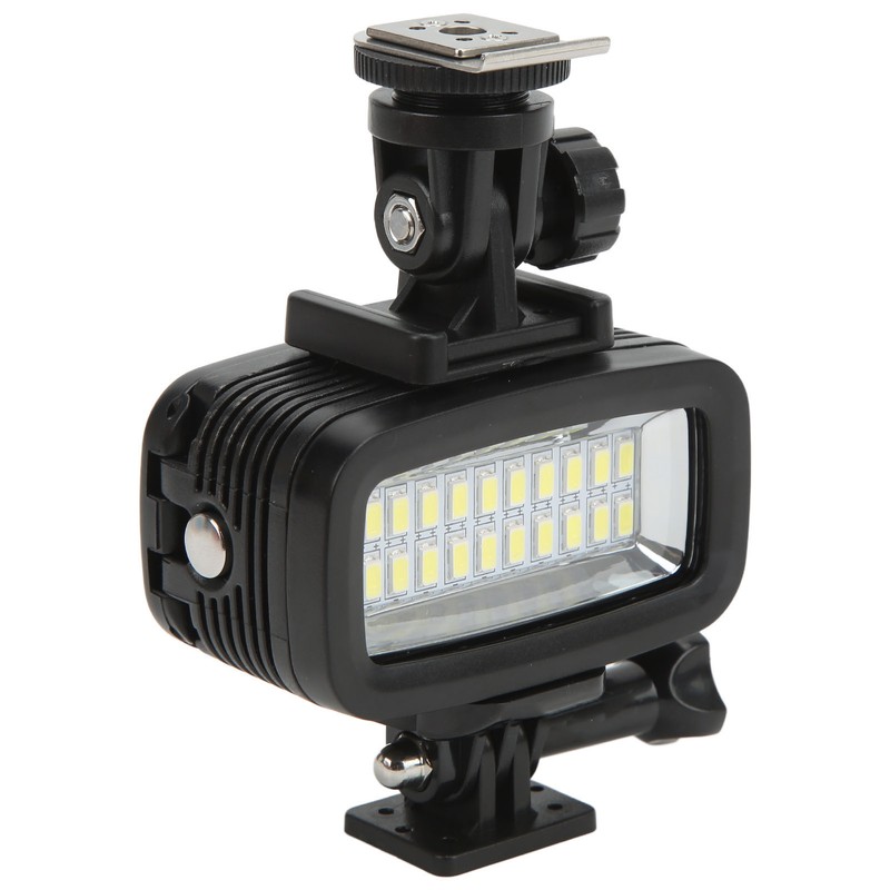 40m Underwater Video Fill Night Light IPX8 Waterprooof Dive Light