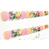 Key West Dreaming Matte Embossed Extra Short Squoval Press-On Nails