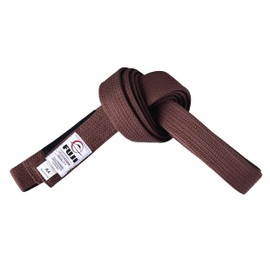 Fuji Pearl Weave Brazilian Jiu Jitsu BJJ Belt for Adult (Brown, A1)