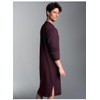 Trigema Men's Organic Cotton Nightdress (KBA), Aubergine-c2c, XL