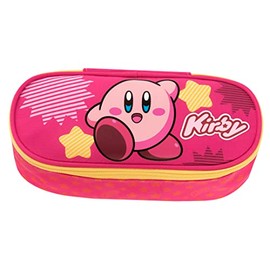 Franco Cosimo Panini Kirby Oval Organized School Suitcase with Internal Dividers and Elastic Stationery Holder, Pencil Case for Kid and Girls, Ideal for Middle and Elementary School, 22 x 7, magenta,