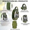 Kokila Collares Tácticos para Perro Ajustable, Mediano, Verde, M
